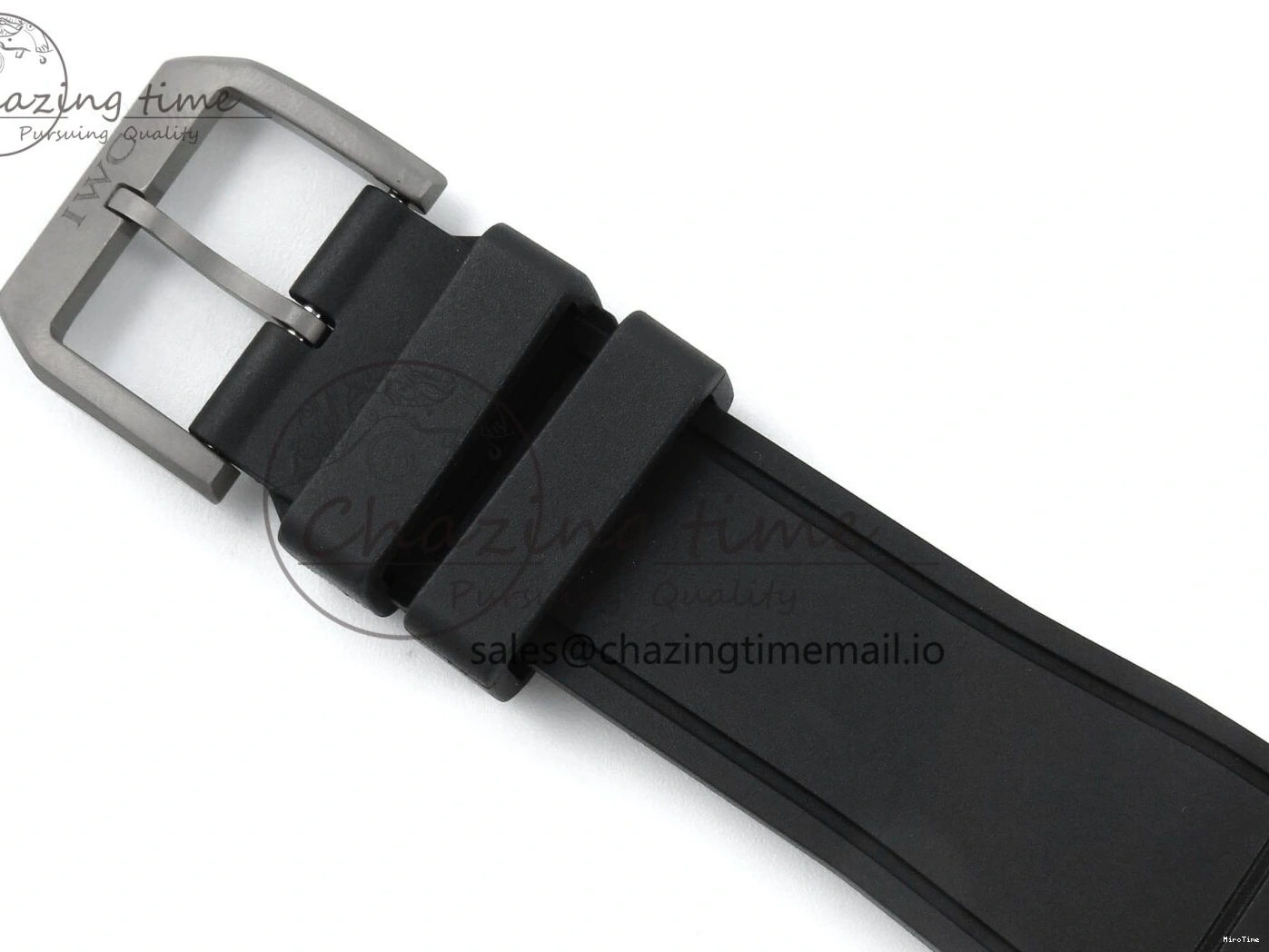 MIROTIME 0424 Pilot Top Gun IW326901 M+F 1:1 Best Edition Black Dial on Black Rubber Strap A SportInspired 6999